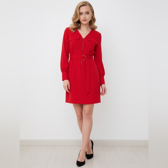 Pinko Dresses & Skirts - Pinko Capeta Abito Red Dress
